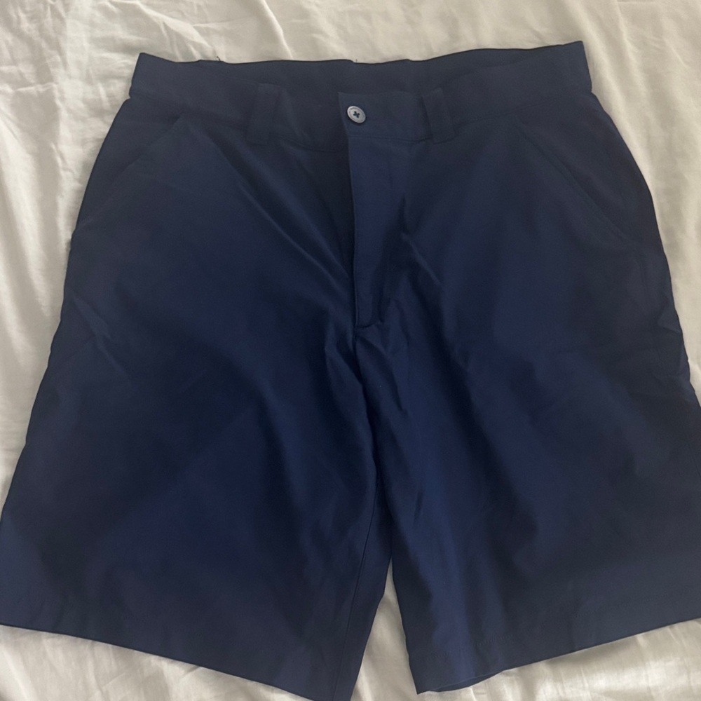 Men's Navy Blue Golf Shorts